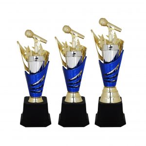 Acrylic Trophy Acrylic Microphone & Star Trophy AC4039