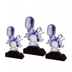Acrylic Plaques Acrylic Plaque (Microphone) AC4255
