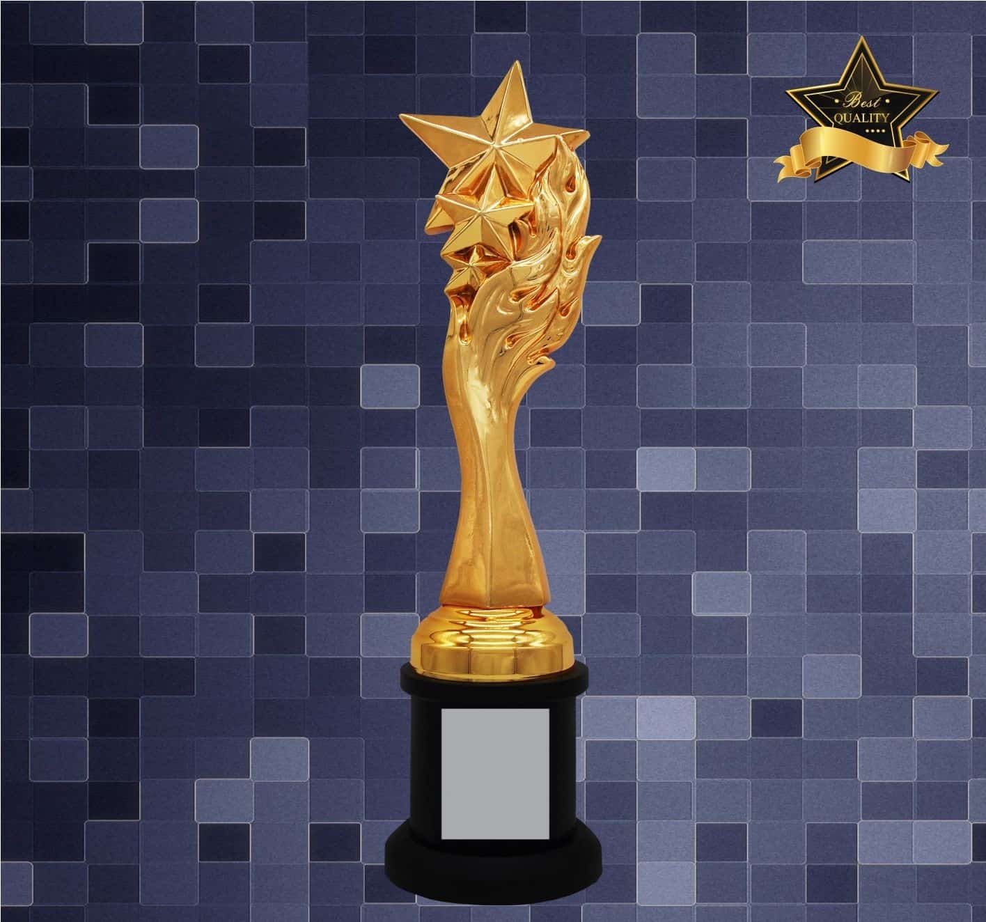 Golden Trophy Star Sculpture Trophy AC4282 Golden Trophy Star Sculpture Trophy AC4282