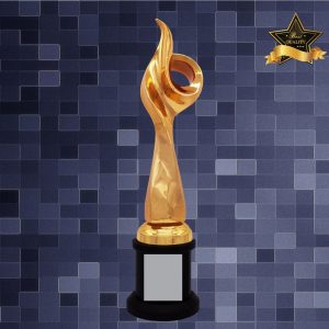 Golden Trophy Sculpture Trophy AC4289