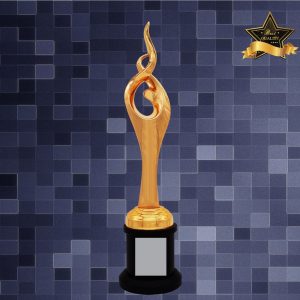 Golden Trophy Sculpture Trophy AC4291