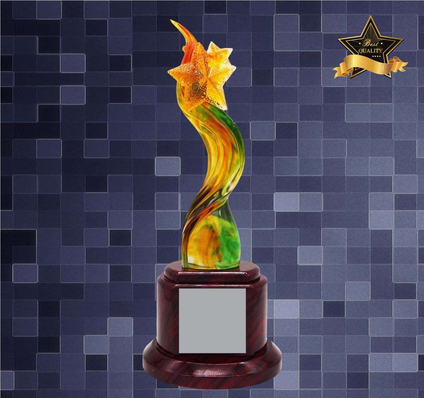 Crystal Trophy Star Sculpture Trophy AC4299 Crystal Trophy Star Sculpture Trophy AC4299