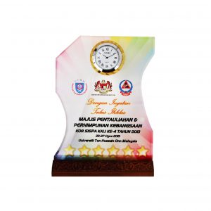 Clock Plaques Crystal Plaque Clock CL2051