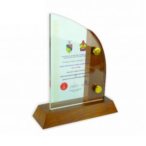 Crystal Plaques Wooden Crystal Plaque CR3006 Crystal Plaques Wooden Crystal Plaque CR3006