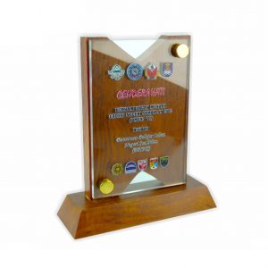 Crystal Plaques Wooden Crystal Plaque CR3010 Crystal Plaques Wooden Crystal Plaque CR3010