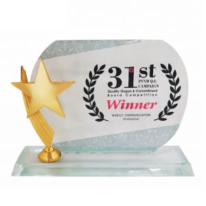 Crystal Plaques Crystal Plaque (Star) CR3025 Crystal Plaques Crystal Plaque (Star) CR3025