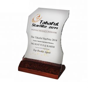 Crystal Plaques Wooden Crystal Plaque CR3038 Crystal Plaques Wooden Crystal Plaque CR3038