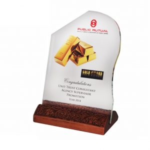 Crystal Plaques Wooden Crystal Plaque CR3039 Crystal Plaques Wooden Crystal Plaque CR3039