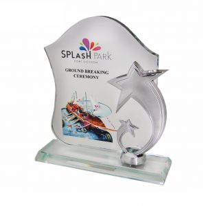 Crystal Plaques Crystal Plaque (Star) CR3055 Crystal Plaques Crystal Plaque (Star) CR3055