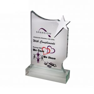 Crystal Plaques Crystal Plaque (Star) CR3056 Crystal Plaques Crystal Plaque (Star) CR3056