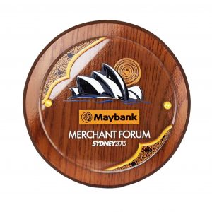 Crystal Plaques Wooden Crystal Plaque CR3063