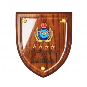 Crystal Plaques Wooden Crystal Plaque CR3065