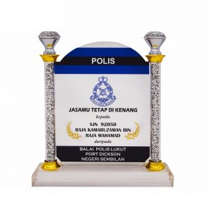 Crystal Plaques Crystal Plaque CR3075