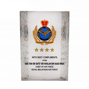 Crystal Plaques Crystal Plaque CR3086