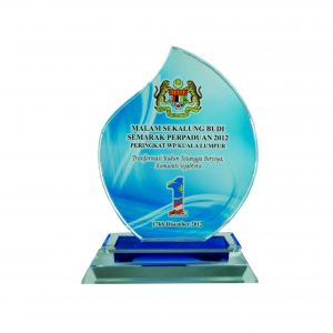 Crystal Plaques Crystal Glass Award CR8034