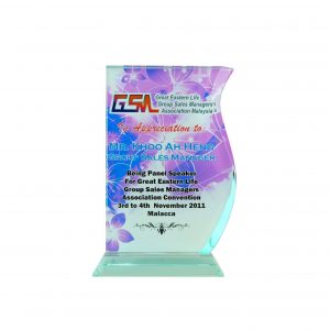 Crystal Plaques Crystal Glass Award CR8063