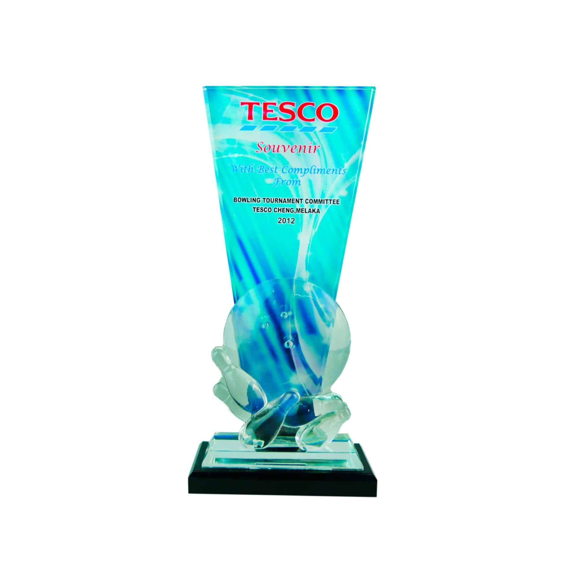 Bowling Trophy Crystal Award (Bowling) CR8111 Bowling Trophy Crystal Award (Bowling) CR8111
