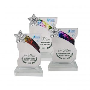 Crystal Plaques Crystal Glass Star Award CR8199