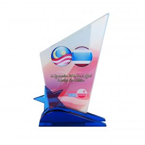 Crystal Plaques Crystal Glass Star Award CR8218