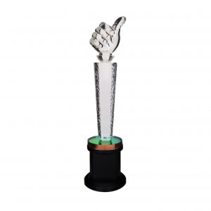 Crystal Trophy Crystal Glass Award (Thumb) CR8230 Crystal Trophy Crystal Glass Award (Thumb) CR8230