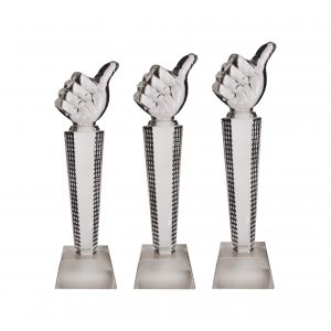 Crystal Trophy Crystal Glass Award (Thumb) CR8232 Crystal Trophy Crystal Glass Award (Thumb) CR8232
