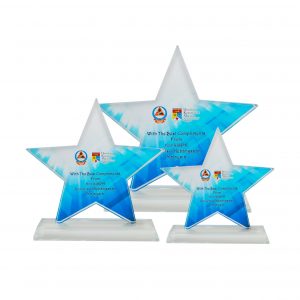 Crystal Plaques Crystal Glass Star Award CR8256