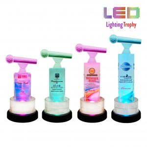 Crystal Trophy LED Trophy (Microphone) CR8270