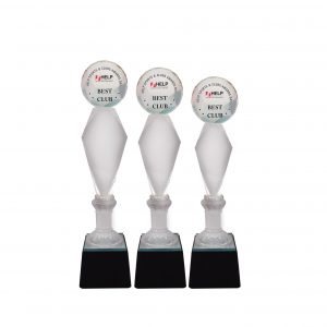 Crystal Trophy Crystal Glass Award CR8297 Crystal Trophy Crystal Glass Award CR8297