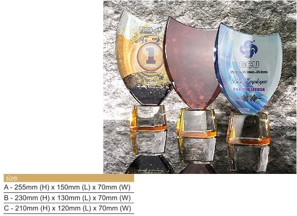 Crystal Plaques Crystal Award CR8310 Crystal Plaques Crystal Award CR8310