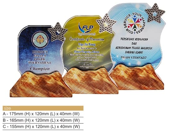 Crystal Plaques Crystal Award CR8315 Crystal Plaques Crystal Award CR8315