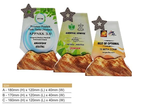 Crystal Plaques Crystal Award CR8318 Crystal Plaques Crystal Award CR8318