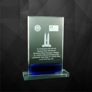 Crystal Plaques Rectangular Crystal Plaque CR9024