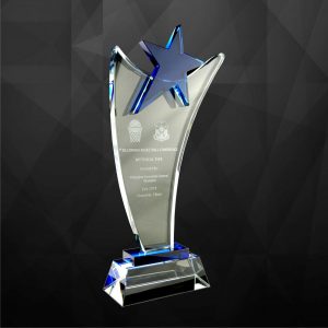Crystal Plaques Crystal Star Award CR9056