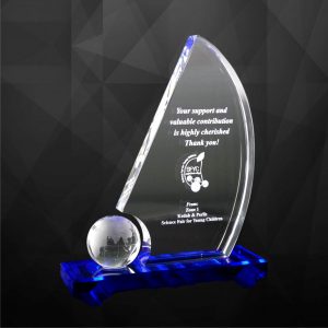 Crystal Plaques Crystal Globe Plaque CR9058 Crystal Plaques Crystal Globe Plaque CR9058