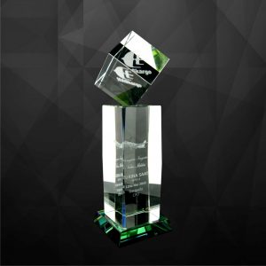 Crystal Trophy Crystal Cube Trophy CR9065