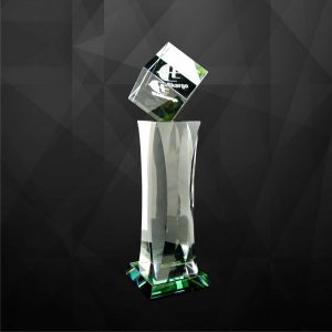 Crystal Trophy Crystal Cube Trophy CR9068