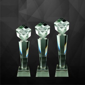 Crystal Trophy Crystal Cube Trophy CR9096