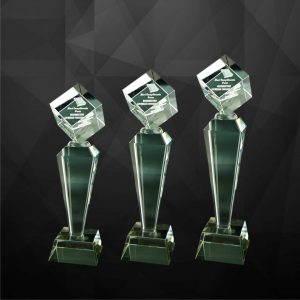 Crystal Trophy Crystal Cube Trophy CR9098