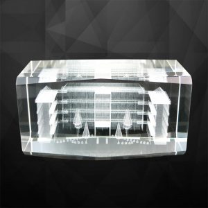 Crystal Plaques Large-Sized Crystal Cube CR9102