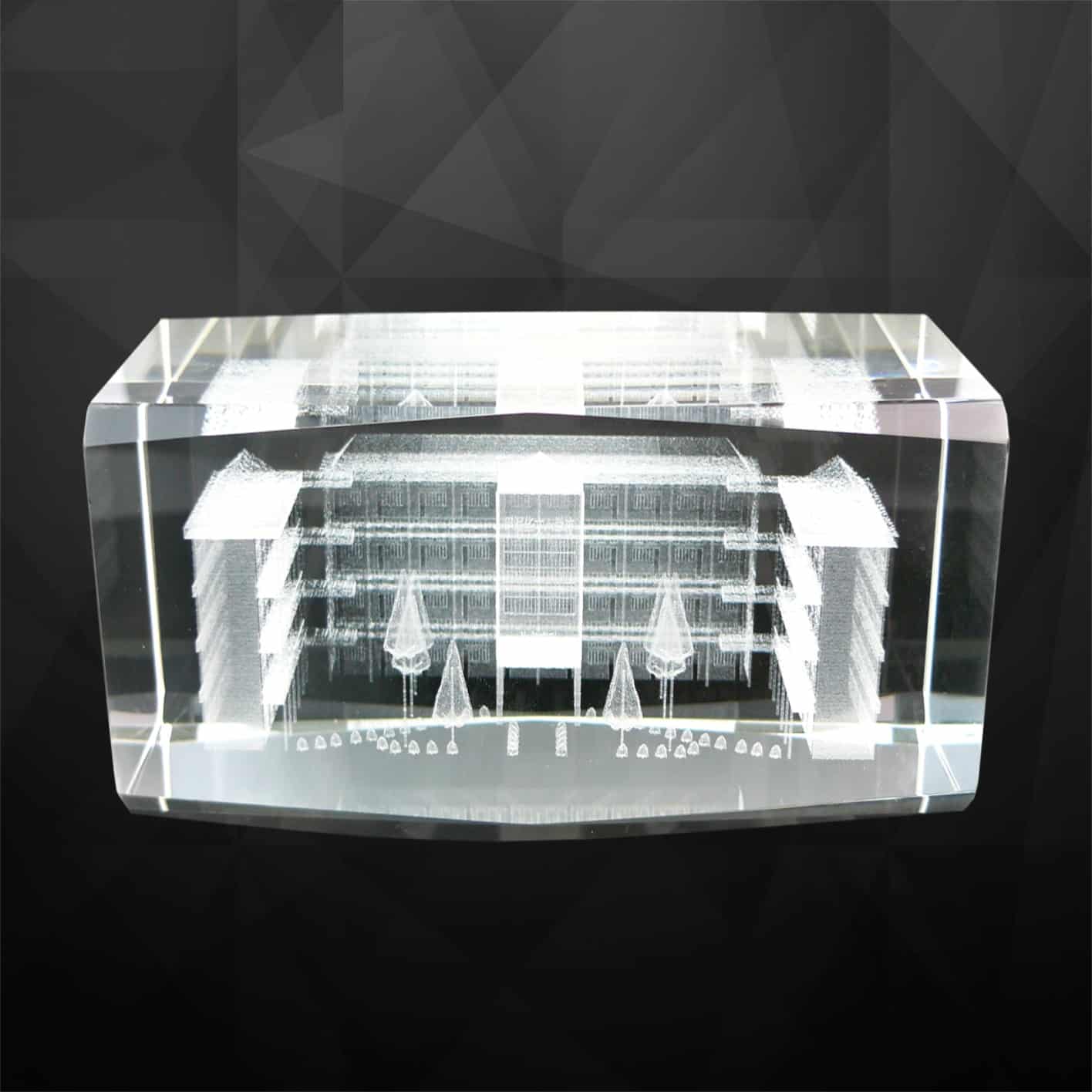 Crystal Plaques Large-Sized Crystal Cube CR9102 Crystal Plaques Large-Sized Crystal Cube CR9102