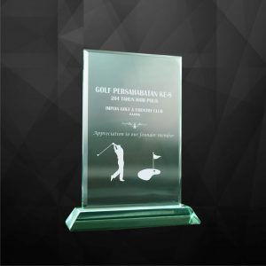 Crystal Plaques Rectangular Crystal Plaque CR9104