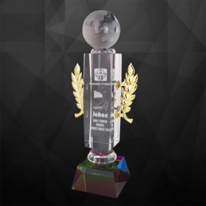 Crystal Trophy Crystal Globe Trophy CR9107