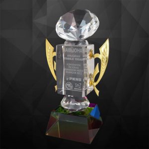 Crystal Trophy Crystal Diamond Trophy CR9111
