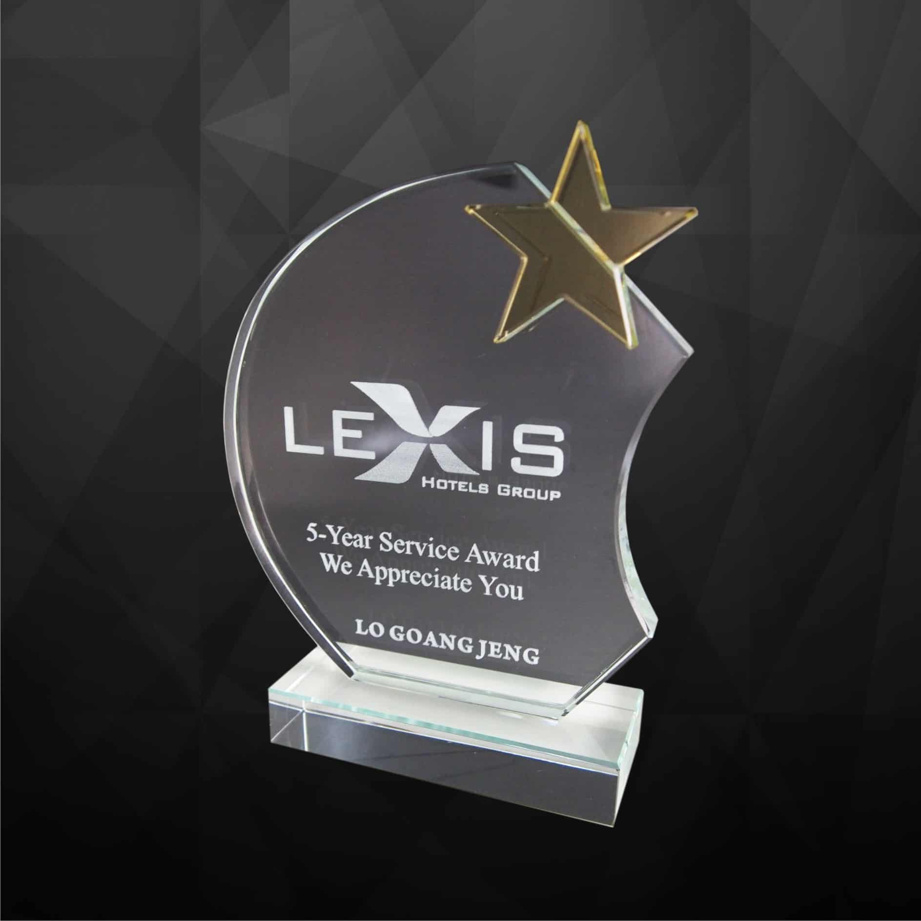 Crystal Plaques Crystal Star Award CR9126 Crystal Plaques Crystal Star Award CR9126