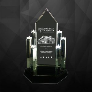 Crystal Trophy Large Star Trophy CR9140