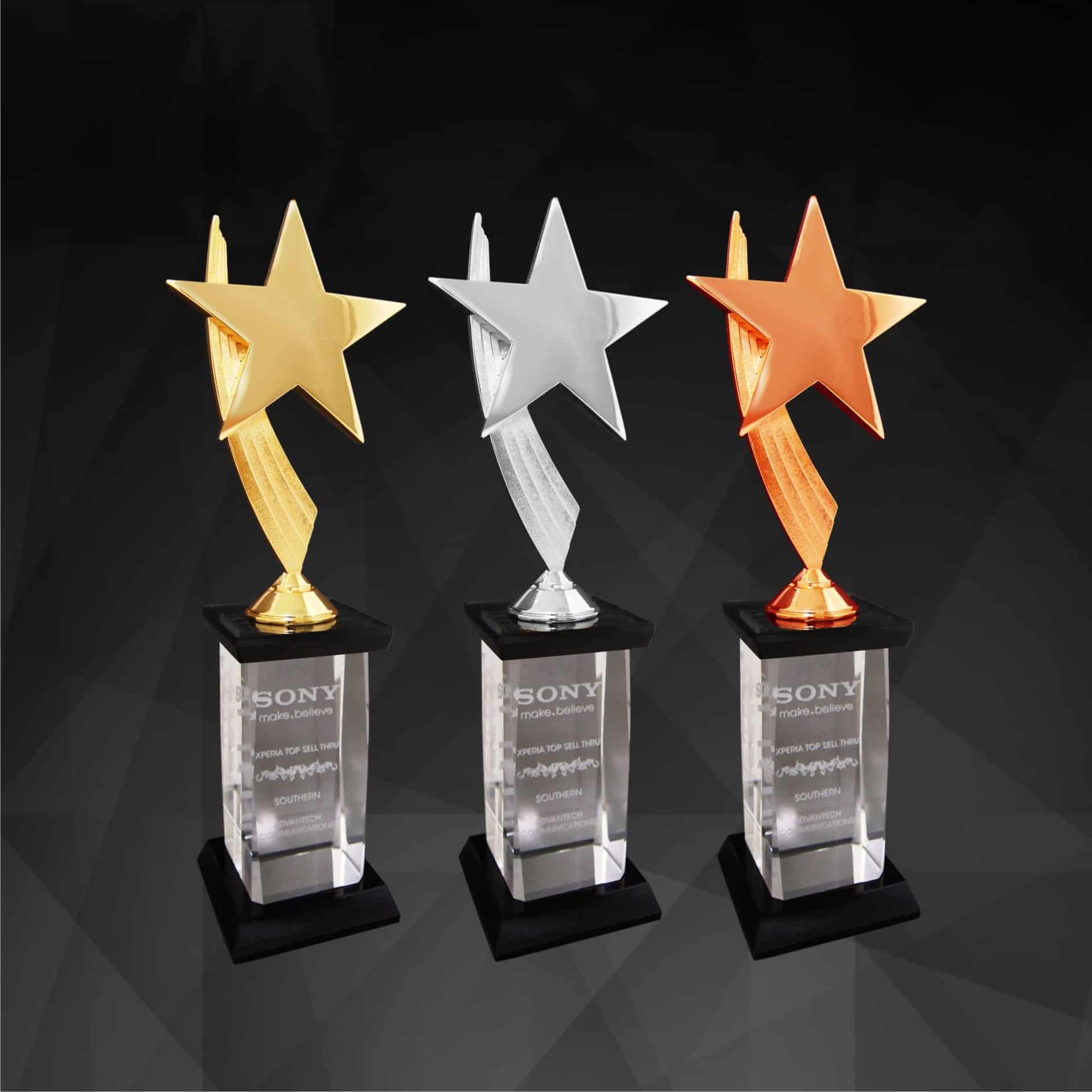 Awards Crystal Star Award CR9146 Awards Crystal Star Award CR9146