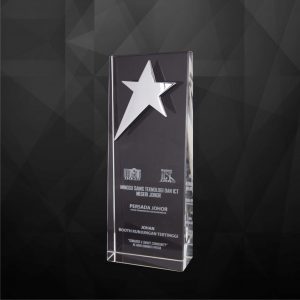 Crystal Plaques Crystal Star Plaque CR9172