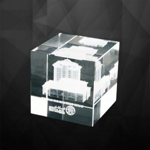 Crystal Trophy Cube Crystal Award CR9186 Crystal Trophy Cube Crystal Award CR9186