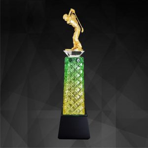 Crystal Trophy Crystal Golf Trophy CR9203