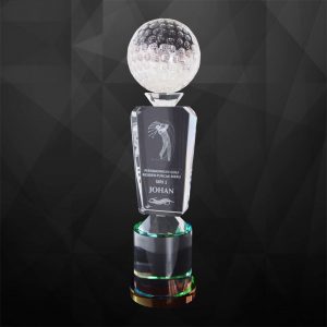 Crystal Trophy Crystal Golf Trophy CR9206